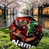 Custom Name Personalized Club Deportivo Guadalajara Print Umbrella, Auto Open Close, 8‑Rib Sturdy Frame, Commute Camping Hiking Use, Birthday Gift