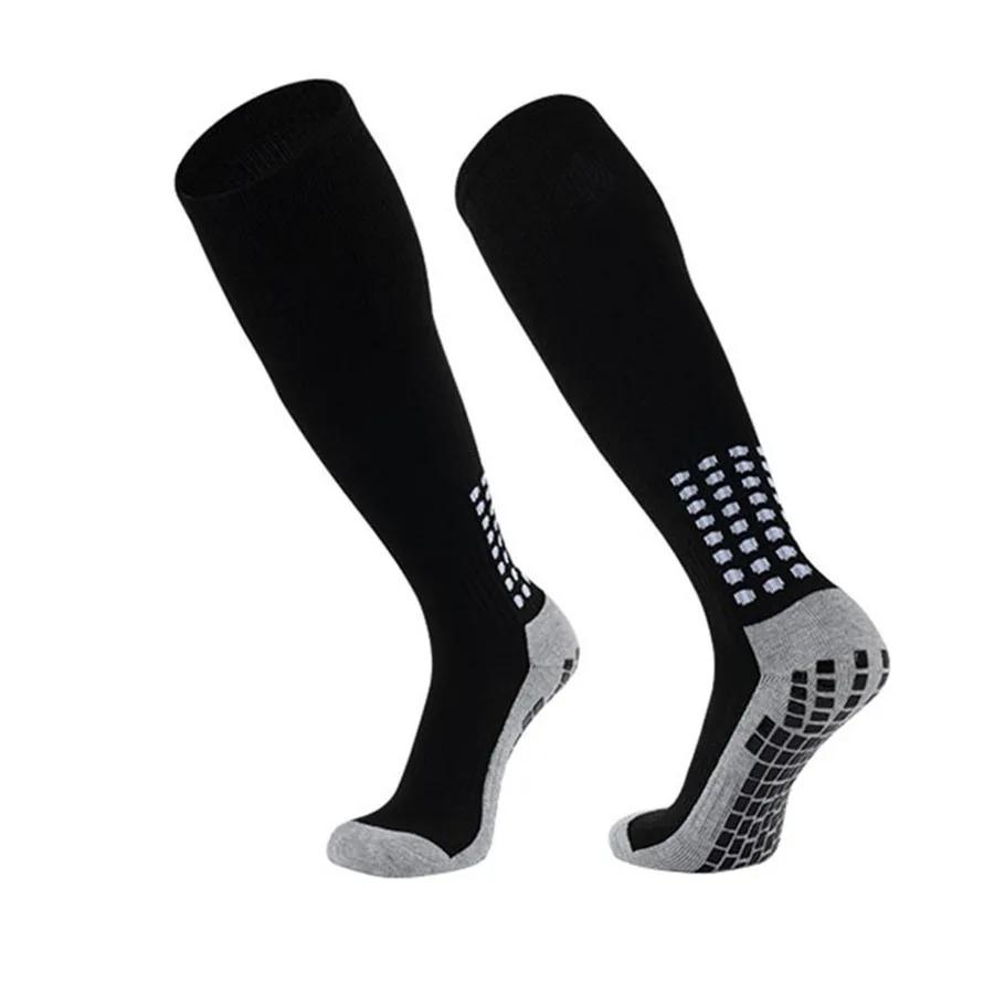 2Pair Knee High Long Non Slip Grip Socks Men Women's Football Basketball Baseball Rugby Soccer Cycling