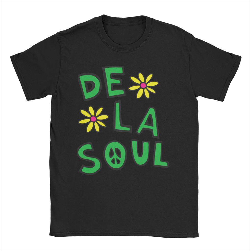 Мужские Женские Футболки De La Soul ATCQ A Tribe Called Quest Одежда из Чистого Хлопка Винтажные Футболки с Коротким Рукавом Футболки Большого Размера