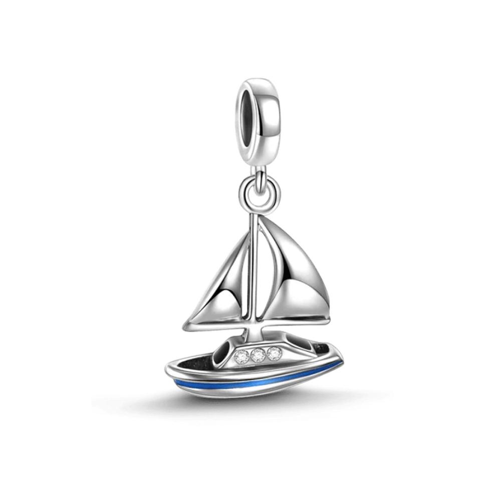 Новые Шармы Серии Океан Русалка Дельфин Парусник Бусина Подходят к Оригинальному Браслету Coppereuropeans Женские Украшения Подарок