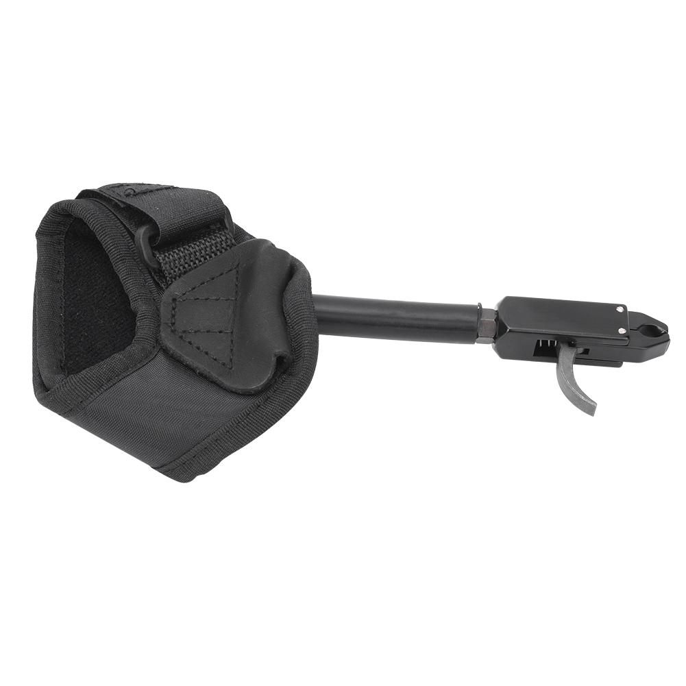 TP410 Outdoor Archery Release Caliper Wrist Strap Trigger Shooting Hunting Arrows Force for Compound BowBlack