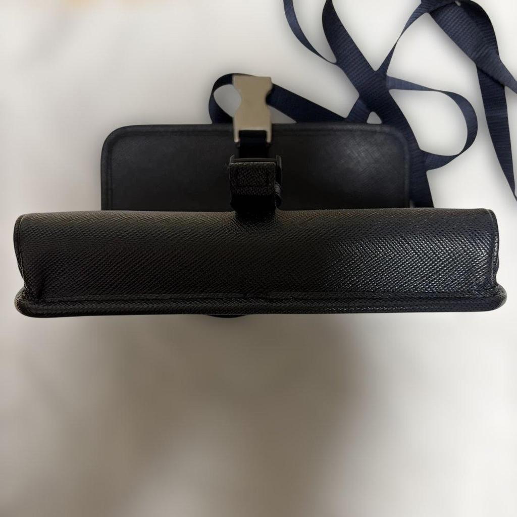 Used PRADA Saffiano Shoulder Bag Smartphone Case