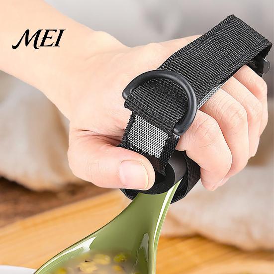 Fastener Tape Utensils Cuff Universal for Holding Utensils, Hand Mobility Assistance Cutlery Strap, Adjustable Grip Strap Spoon Fork Holder