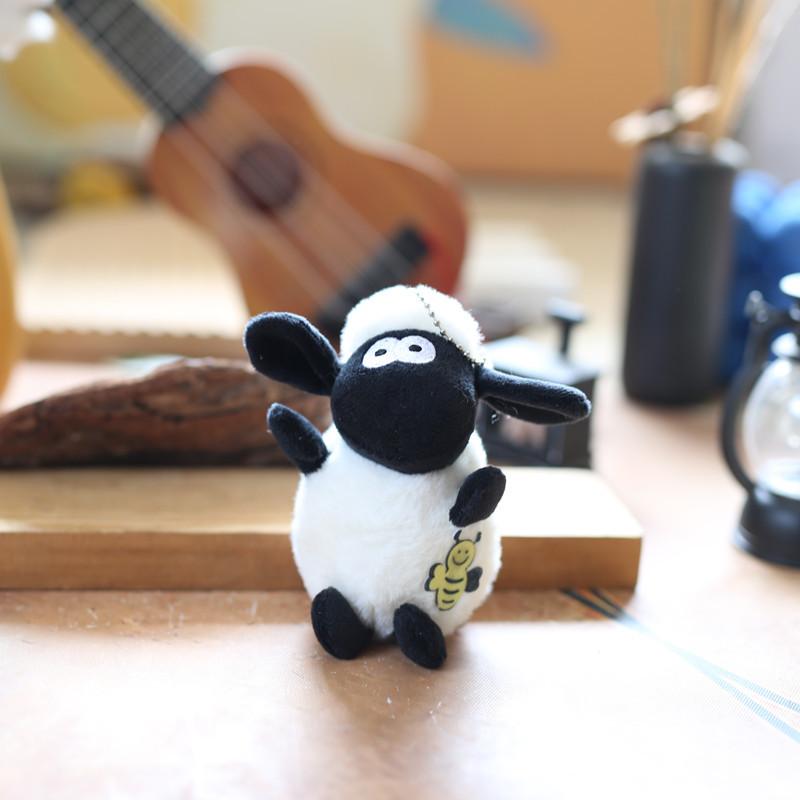 Милая милая маленькая овечка подвеска плюшевая игрушка кукла маленькая сумка Овен подвесное украшение брелок кукла кукла
