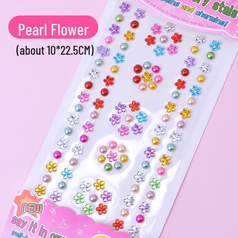 Красочные мультяшные наклейки с драгоценными камнями для детей - 3D флэш-алмазные украшения для девочек