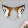 Fox Ears Headband Anime Headdress Cute Girls Hair Accessories Cosplay Props Hoop Headwear Pet Play