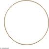 Metal Circle - Golden - 10 Cm - Round - Interior - DIY Dream Catcher