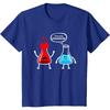 Футболка Overreacting" Funny Chemistry Nerd - классический крой, круглый вырез, короткий рукав, черная