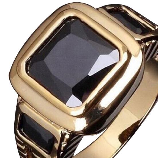 Современное юбилейное кольцо из нержавеющей стали квадратной формы, универсальное