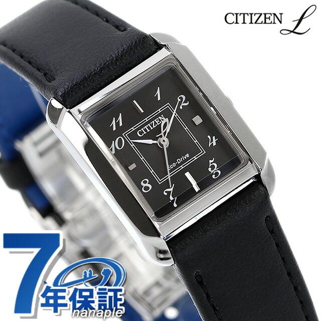CITIZEN L SQUARE Collection Solar Watch L Black EW5600-10E