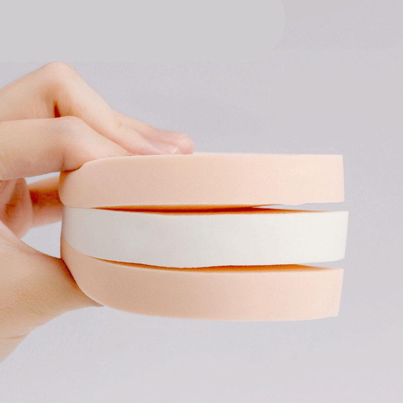 Studio Large Round Double-use White Makeup Puff для сухого и влажного нанесения