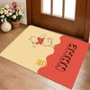 Custom Name Pooh Bear Living Room Non-Slip Area Rug Soft Carpet for Bedroom Kids Playroom Sofa Office Home Decor Doormat