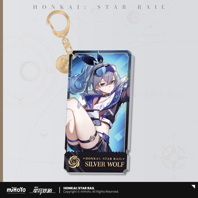 Sunsyea Honkai Star Rail Официальный мерч miHoYo Оригинальный Аутентичный Путь Ничто Акриловая подставка Кафка Ахерон Фуга Хисиленс
