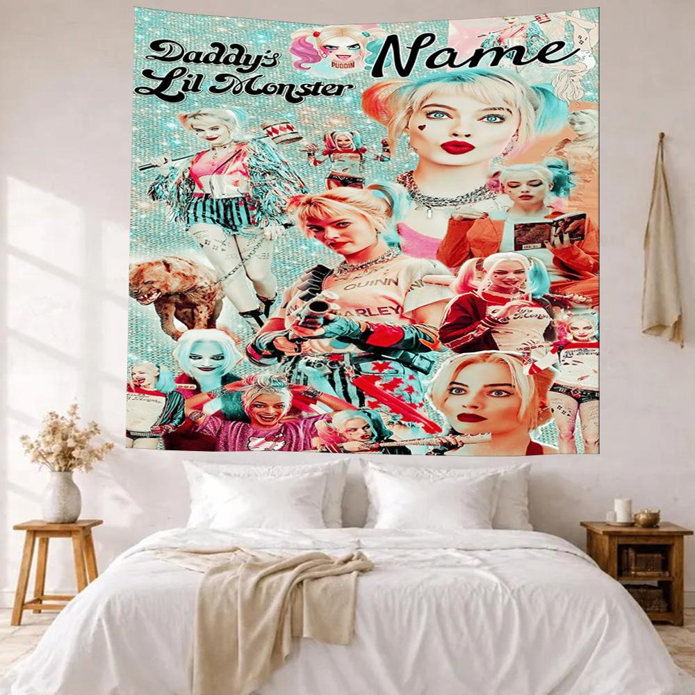 Warnermedia Custom Your Name Wall Decor Tapestry Art For Pet Memorial Birthdaywedding Party Backdrop Family Gift
