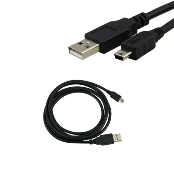 USB Charging Cable - SONY - PS3 - 1000mm - Black - Charging Accessory