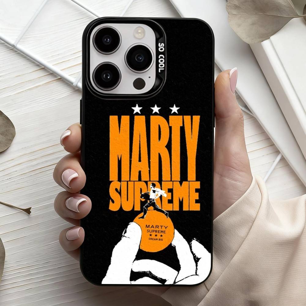 Спортивные Фильмы M-Marty-Y S-Supreme-E Чехол для Телефона Для iPhone17,16,15,14,13,12,11 Plus,Pro Max Конфетный Посеребренный Внутренний Чехол