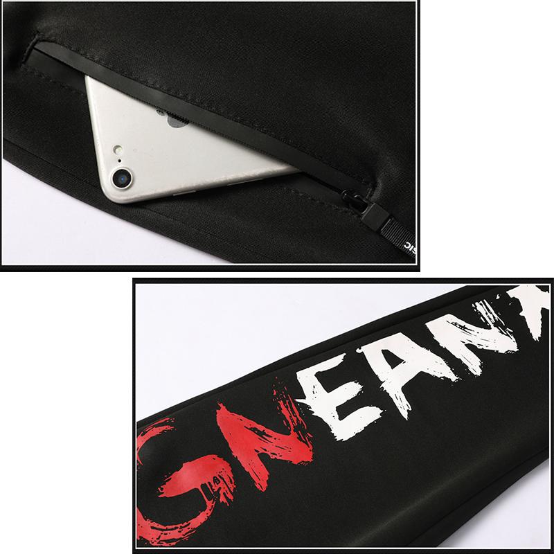 Весенне-осенние мужские повседневные костюмы из двух частей повседневные спортивные комплекты с принтом больших размеров S-4XL