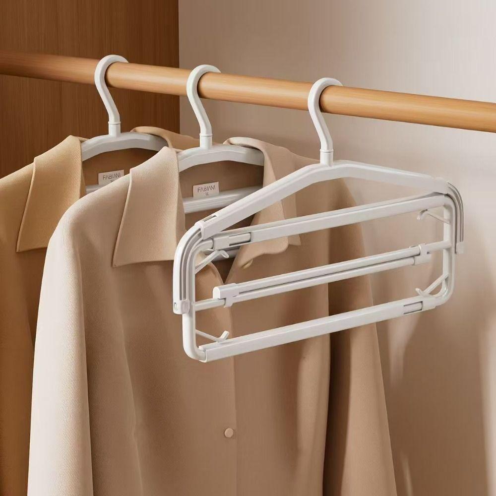 Multi-functional Quick Dry Hanger Windproof Clothes Drying Rack Foldable Clothes Hanger Wet/Dry