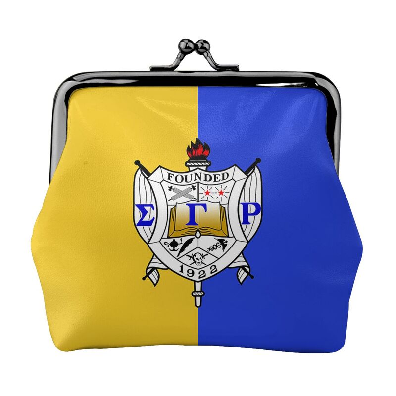Sigma Gamma Rho 1922 SGR Принт Мини Кожаный Кошелек Кошелек для Мелочи с Защелкой-Застежкой Кошелек для Женщин Подарки
