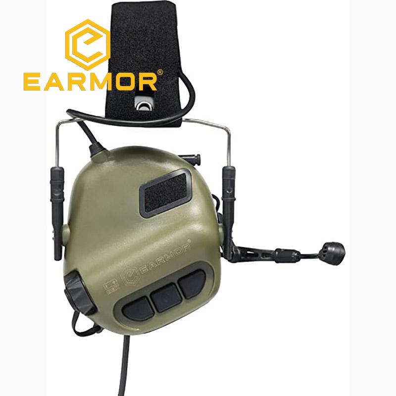Тактическая гарнитура EARMOR M32 MOD4 для стрельбы, военные наушники с шумоподавлением и связью Softair