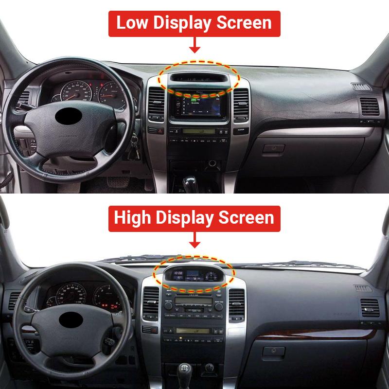 Для Toyota Land Cruiser Prado 120 J120 2003-2006 2007 2008 2009 крышка приборной панели автомобиля, избегайте света, коврики, анти-УФ-ковры, нескользящий коврик