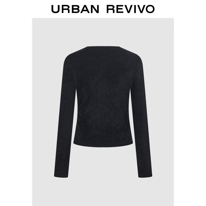 UR 2025 Весенний женский вязаный топ с металлической отделкой