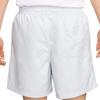 Nike Шорты мужские повседневные с вышитым логотипом на шнуровке, тканые, белые FN3308-043