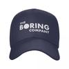 Персонализированная бейсбольная кепка The Boring Company унисекс, женская дышащая шляпа для папы, летние спортивные кепки Snapback, кепки дальнобойщика