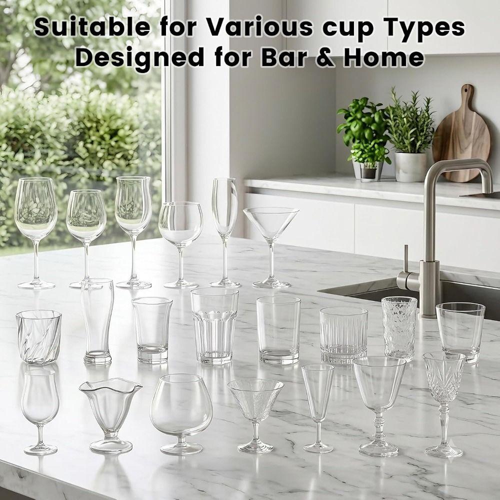 with Suction Base Wine Glass Polisher Automatic Glass Polisher Machine Residential