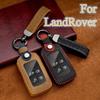 Leather Car Key Case Cover for Land Rover Range Sport Evoque Velar Discovery 5 Jaguar XE XF E-Pace F-Pace A9 A8 X8 XJ Velar Freelander2