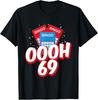 ОООУ 69 Игровой Билет Bingo Забавная Взрослая Футболка с Юмором Любитель Bingo Унисекс Футболка