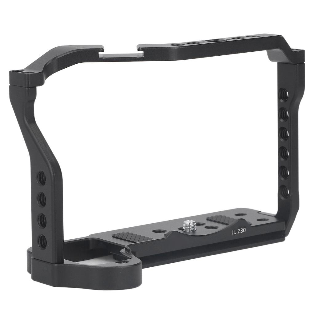 JLwin Camera Cage Aluminum Alloy 1 4 Inch 3 8 Inch Screws Cold Shoe Expansion for Arca Quick Release Hollow Design DSLR