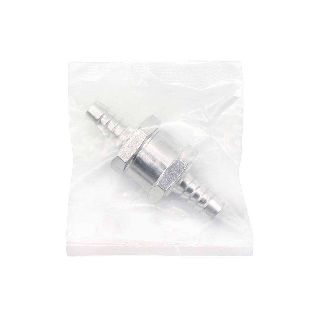 One Way 8/10/12mm Valves Aluminium Alloy Fuel Non Return Check Valve One Way Fit Carburettor Wholesale Price