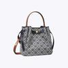 Tory Burch Romy T Monogram Jacquard Bucket Bag
