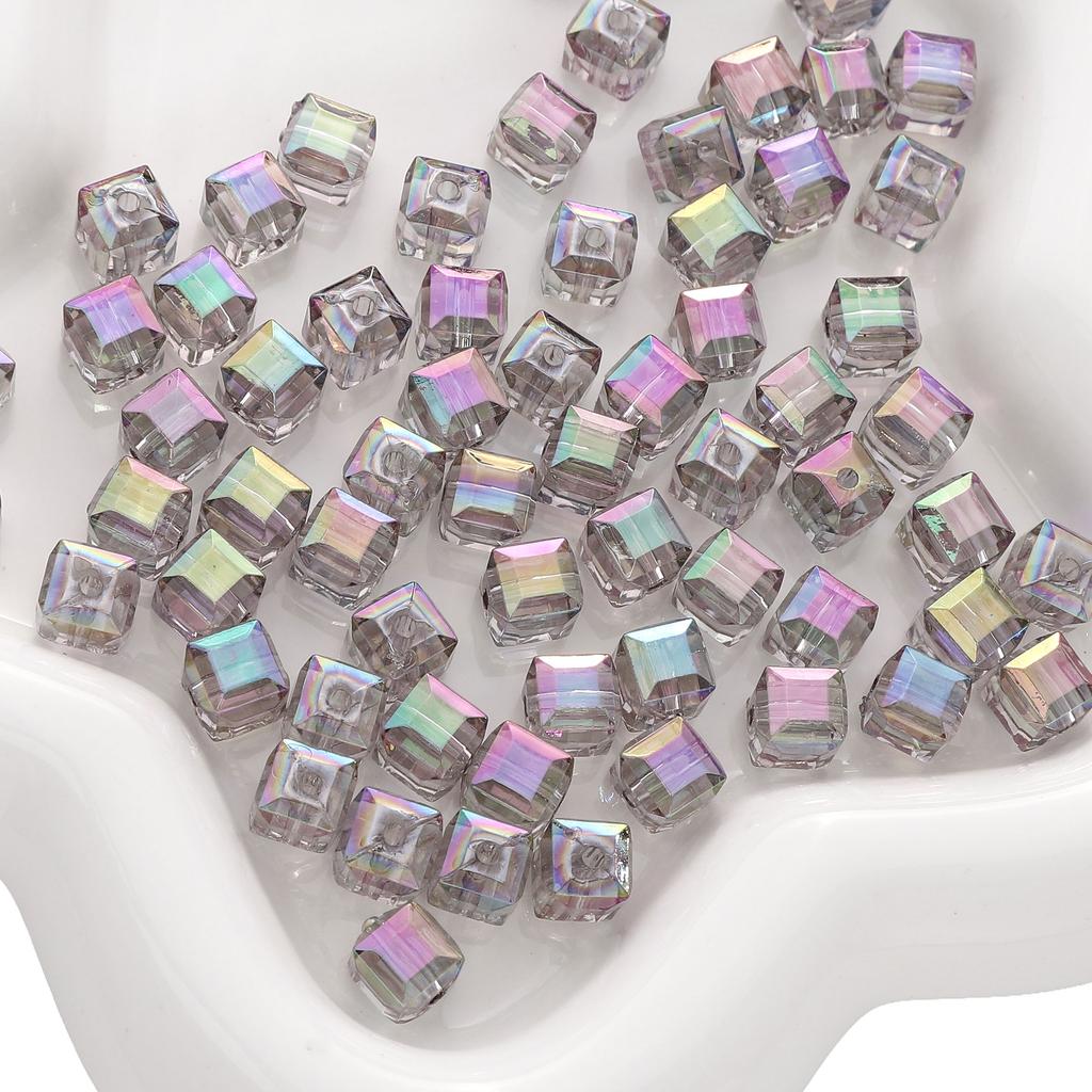 1300Pcs Acrylic Imitation Glass Three-Dimensional Magic Square Beads For DIY Bracelets Necklaces Jewelry Making