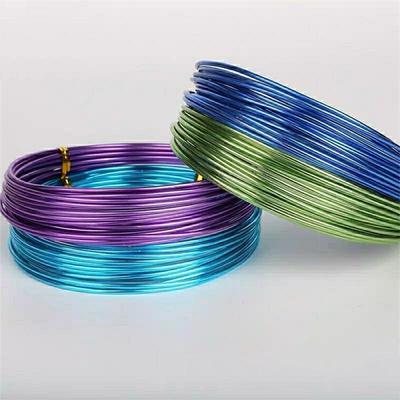 1/1,5/2/2,5 мм алюминиевая проволока для велосипеда DIY мягкие проволочные украшения для рукоделия аксессуары для рукоделия