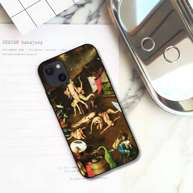 Чехол для телефона Hieronymus Bosch для iPhone 11 12 Mini 13 14 Pro XS Max X 8 7 6s Plus 5 SE XR Shell