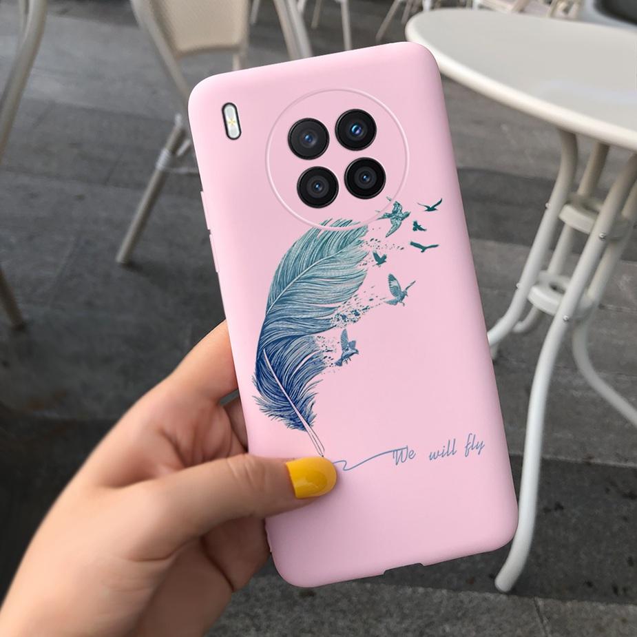 Stylish Silicone Case For Honor 50 Lite Case Soft Slim Phone Back Cover For Huawei Honor50 Lite Cases Honor 50Lite Coques Fundas