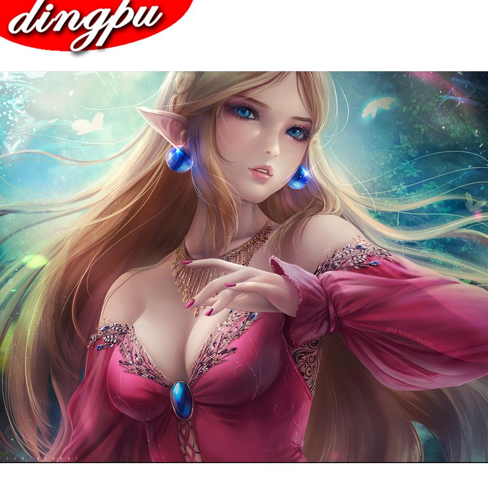 Алмазная живопись своими руками круглыми стразами Пляжное кафе Алмазная вышивка Пейзаж Алмазная мозаика Настенное украшение