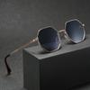 Polygon Metal Women Sunglasses Vintage Fashion Sunglasses Men Luxury Brand Design Sun Glasses