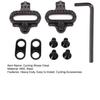1 Set Bicycle Cycling Shoes Pedal Cleat with Hex Wrench MTB Mountain Road Bike Self-locking Pedal Cleats Replacement Bike Accessories