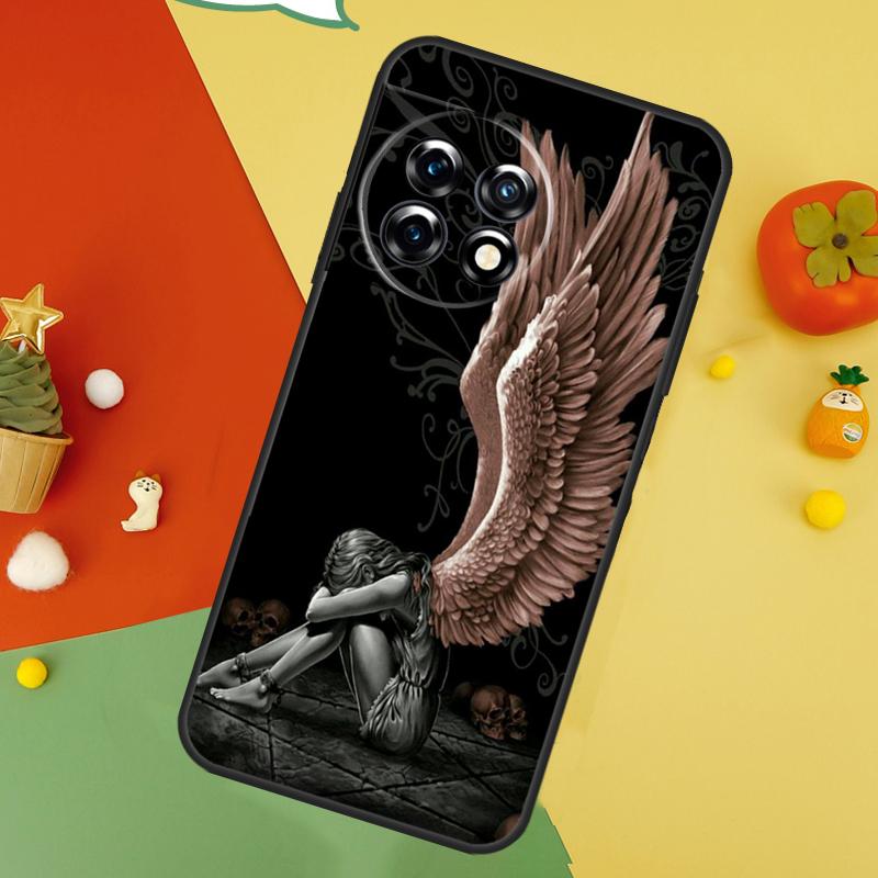 Фантазийный Чехол с Крыльями Ангела для OnePlus Nord 5 CE 2 3 4 Lite N20 N30 OnePlus 15 13 12 11 10 10T 12R 13T 13R