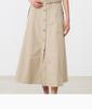 Cotton collar short sleeved shirt dress for women in the summer of 2026, with a waist cinched to show off weight, commuting mid length skirt