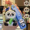Национальный тренд Мультяшный брелок для ключей Панда Новинка Смешной брелок для ключей от машины Подвеска для рюкзака