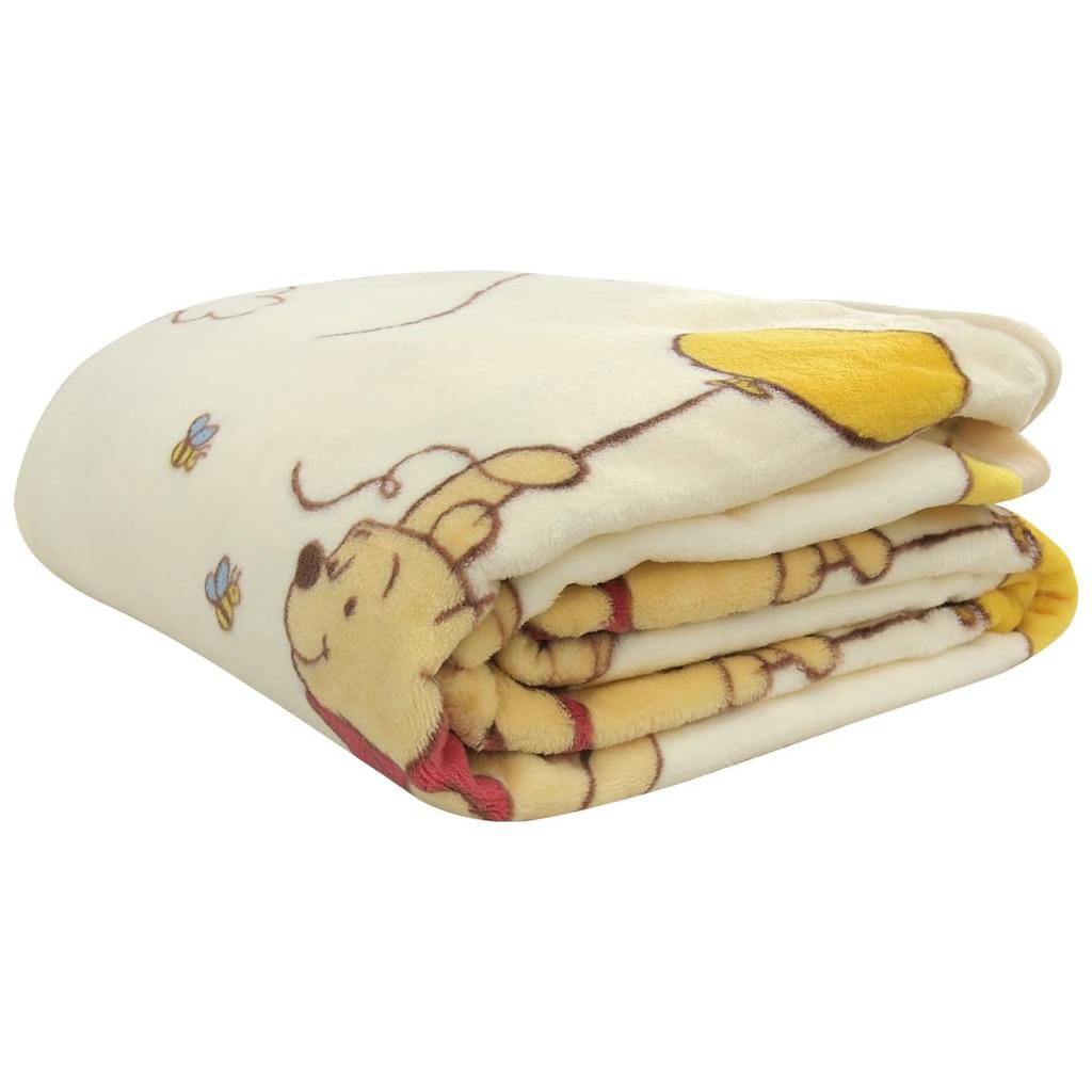 Revere Disney Winnie the Pooh Blanket Single Blanket Newmeyer Blanket Warm Warm Washable Cute Showa Nishikawa