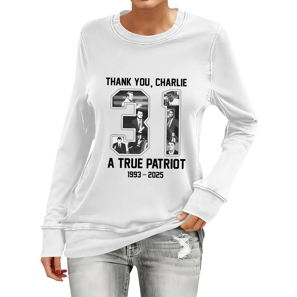 Women's Fashion Casual Long Sleeve Printed Neck Top