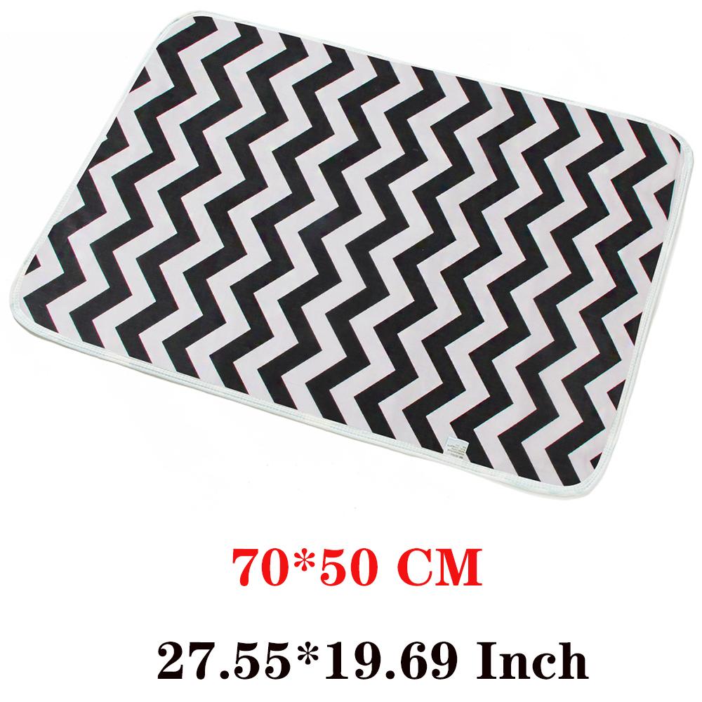 Водонепроницаемый детский пеленальный коврик, многофункциональный коврик для пеленания, моющиеся многоразовые герметичные гигиенические коврики