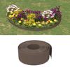 VidaXL Garden Edging 5 Pcs Brown 10 M 20 Cm Polyethylene 3155463