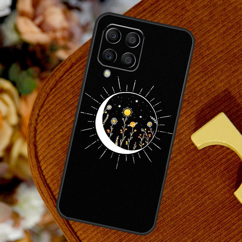 Цветы Солнце Луна Для Samsung Galaxy M14 M34 M54 M12 M32 M52 M53 M33 M13 M20 M15 M55 M31s M30s M21 M51 Чехол