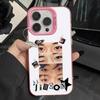Чехол для телефона Park Jihoon Yeon Si-eun Для iPhone 16,15,14,13,12,11,Pro,Max,Plus,Mini,XS,SE Противоударный Розовый Матовый Жесткий Бампер